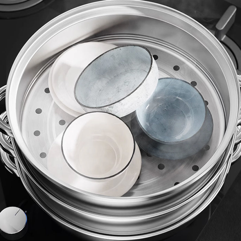 HealthyChef 3-Tier Stainless Steel Steamer for Effortless Cooking