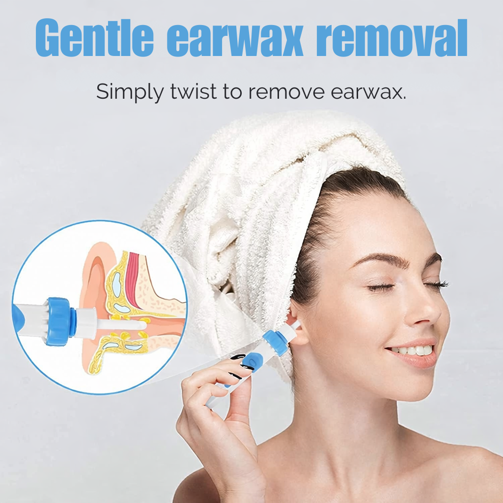 Gentle Vacuum Ear Cleaner with Soft Silicone Tip