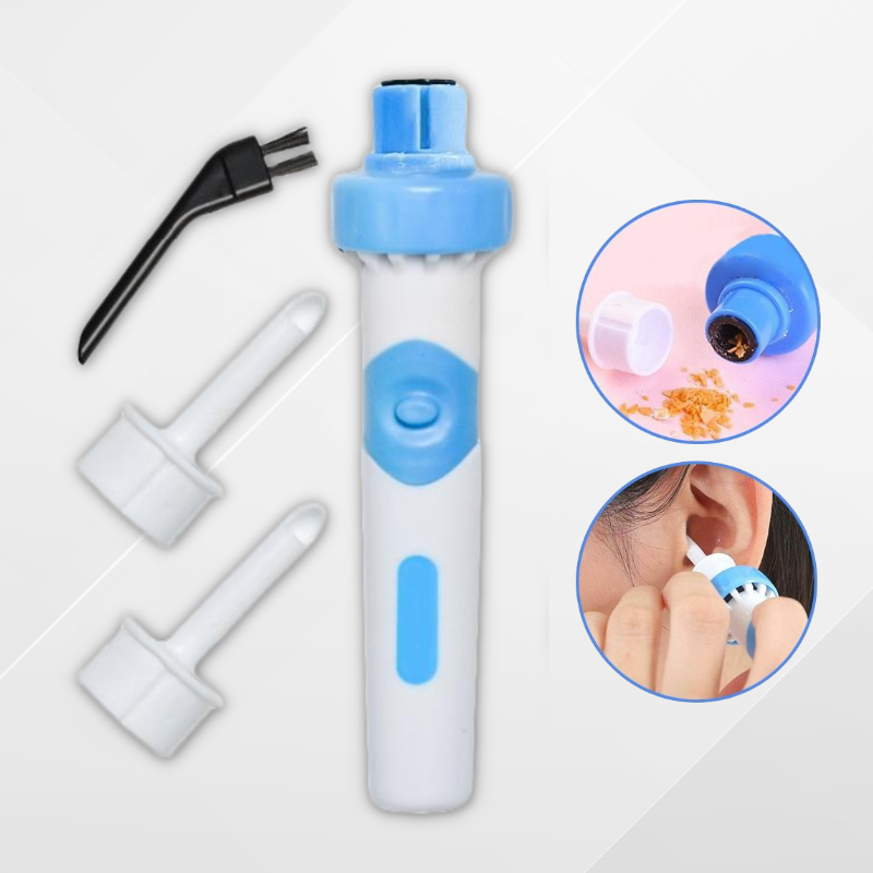 Gentle Vacuum Ear Cleaner with Soft Silicone Tip