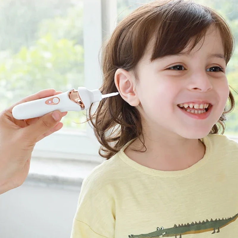 Silicone Tip Earwax Remover | Gentle Ear Cleaner | Rechargeable via USB