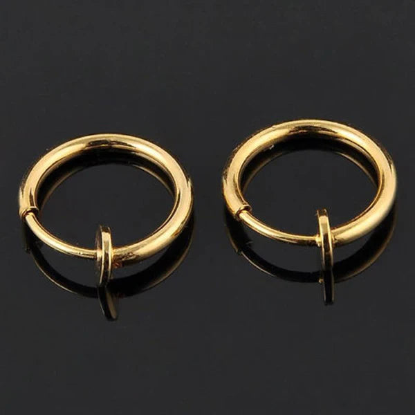 Clip-On Earrings with Retractable Closure | Comfortable and Secure