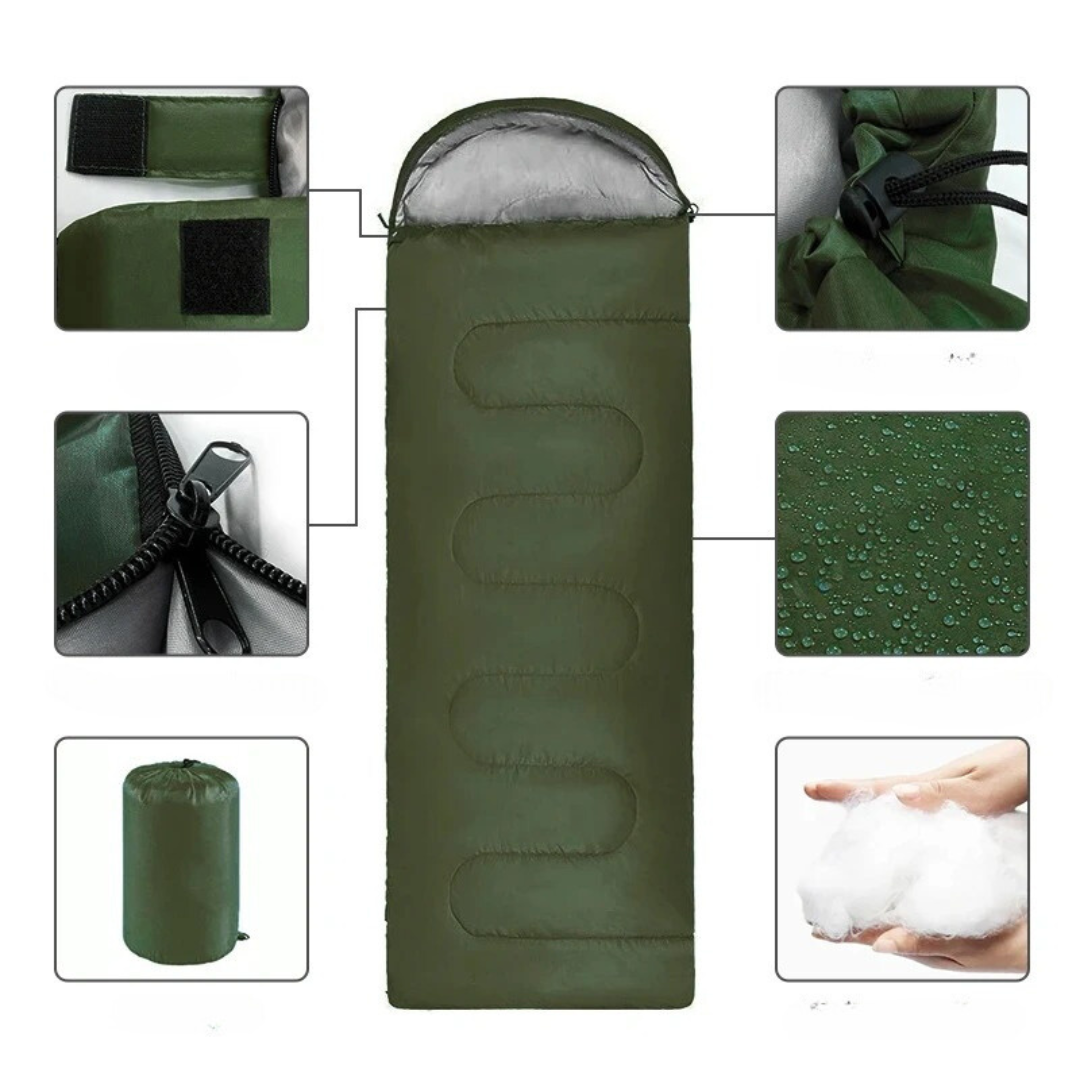 Ultra-Light Outdoor Sleeping Bag – Cozy for 5°C to 25°C