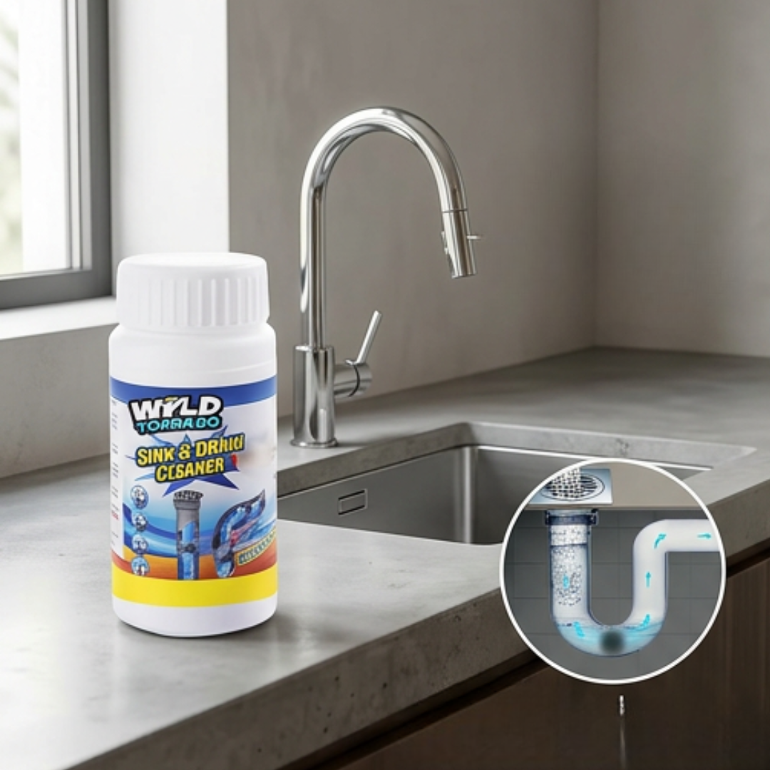 Clogged Pipe Cleaner Powder for Effective Drain Maintenance