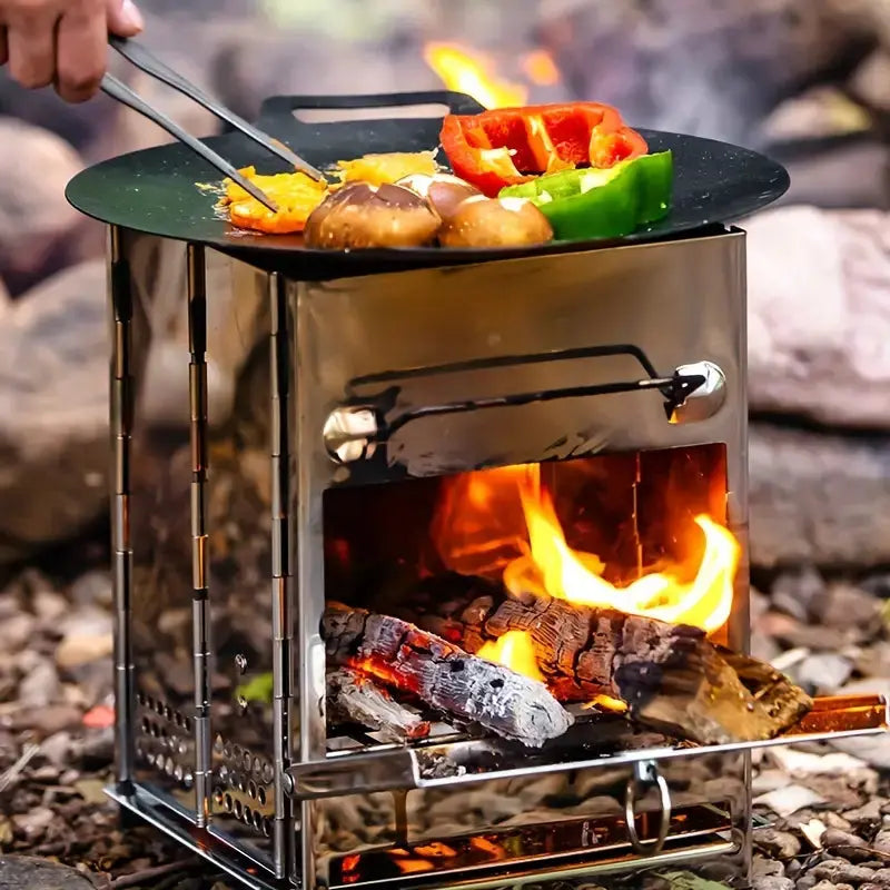 Portable Stainless Steel Camping Stove – Your Ideal Outdoor Cooking Solution
