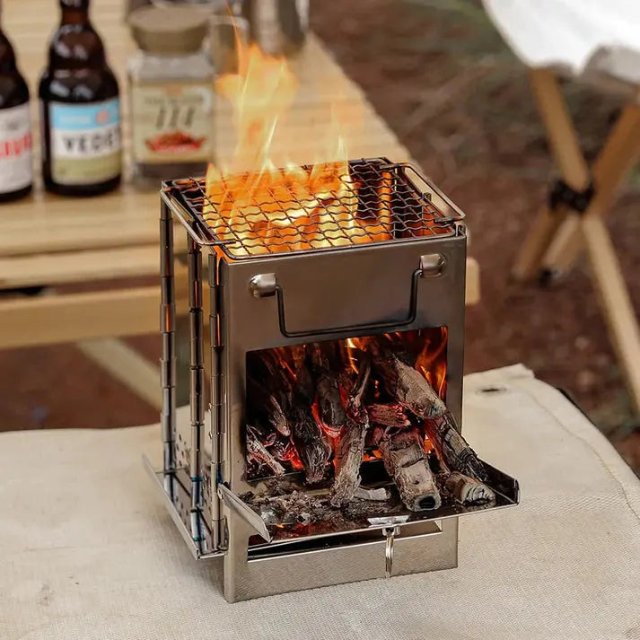 Portable Stainless Steel Camping Stove – Your Ideal Outdoor Cooking Solution