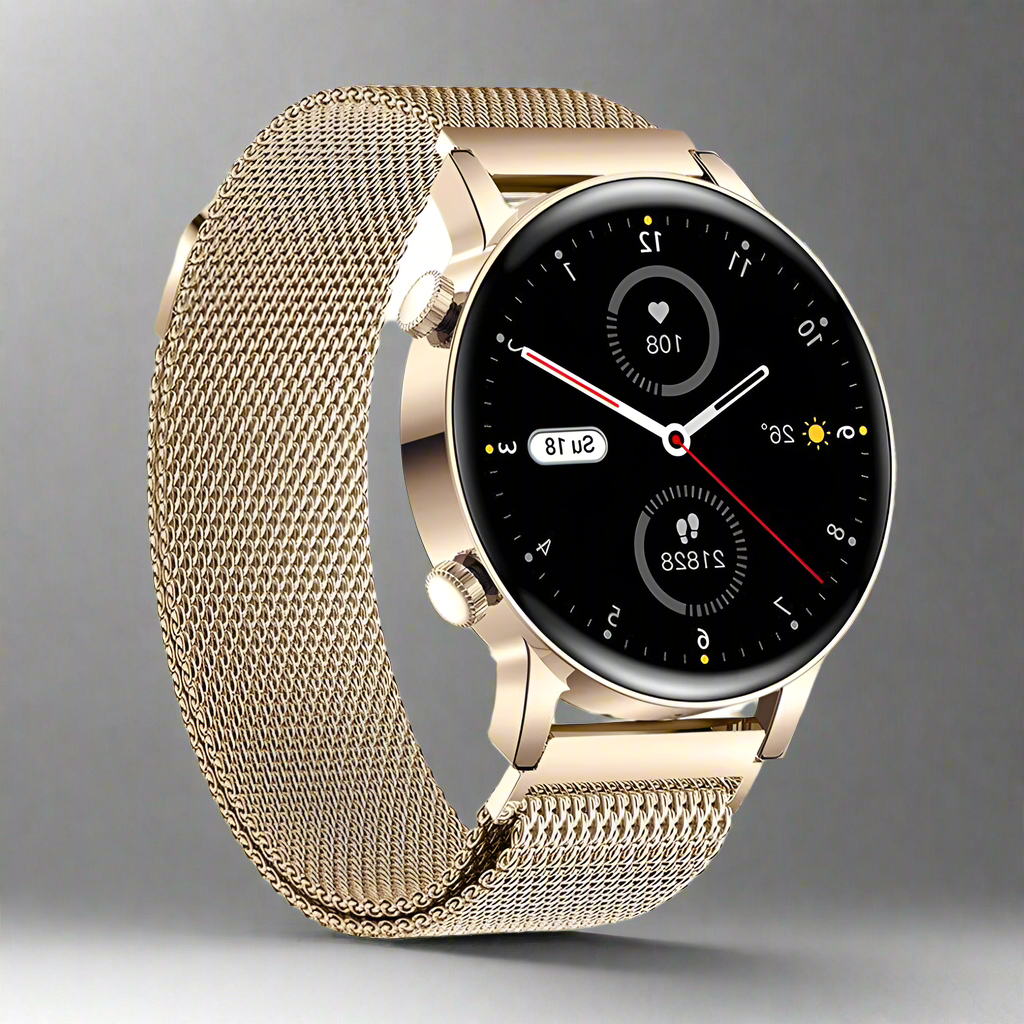 Elegant Smartwatch for Women with Health Tracking & Notifications