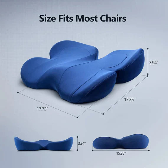 ComfortWave U-Shaped Memory Foam Seat Cushion for Back Relief