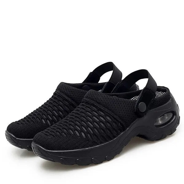 Women's Orthopedic Mesh Clogs | Air Cushion Comfort | Non-Slip Slippers