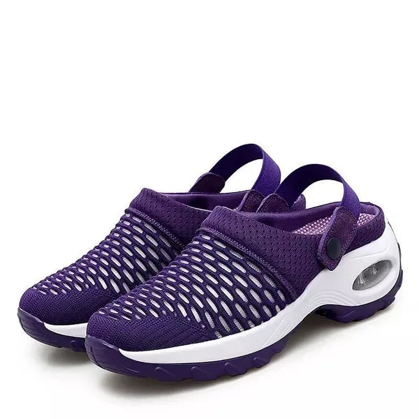 Women's Orthopedic Mesh Clogs | Air Cushion Comfort | Non-Slip Slippers