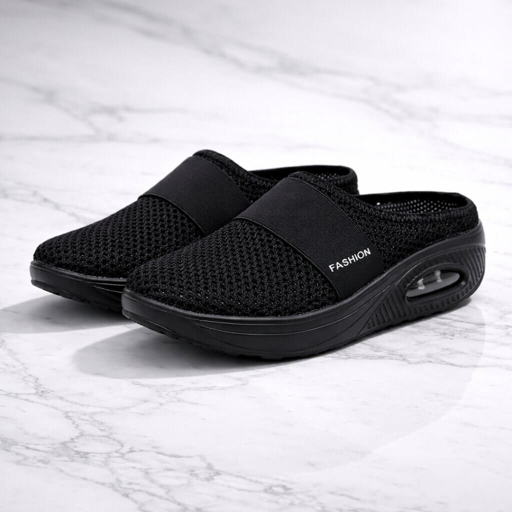 Breathable Mesh House Slippers | Easy Slip-On Design