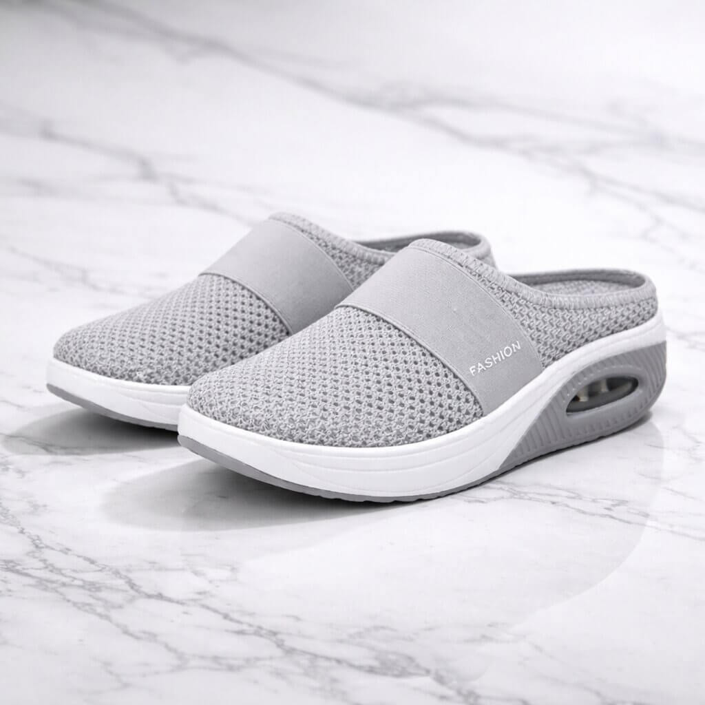 Breathable Mesh House Slippers | Easy Slip-On Design