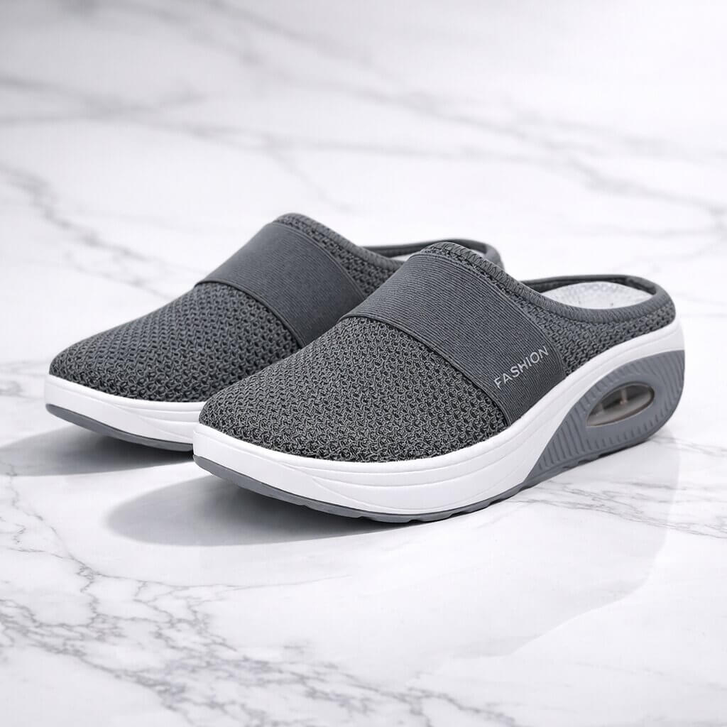 Breathable Mesh House Slippers | Easy Slip-On Design