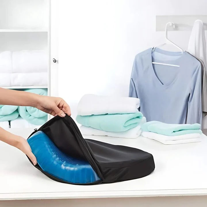 Orthopedic Gel Seat Cushion | Breathable Honeycomb Design | Pressure Relief Comfort