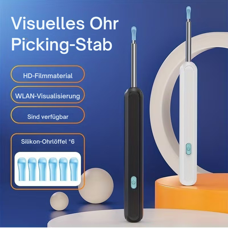 Otoscope with Camera | Ear Cleaner | Live View on Smartphone