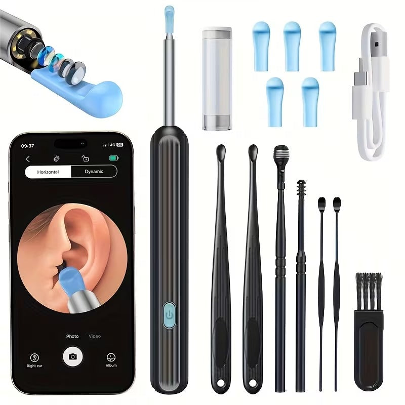 Otoscope with Camera | Ear Cleaner | Live View on Smartphone