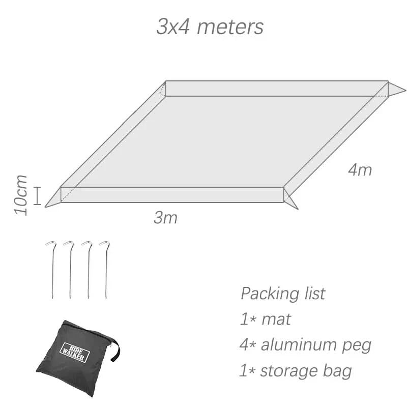 Waterproof Camping Mat for Outdoor Use – 3D Design