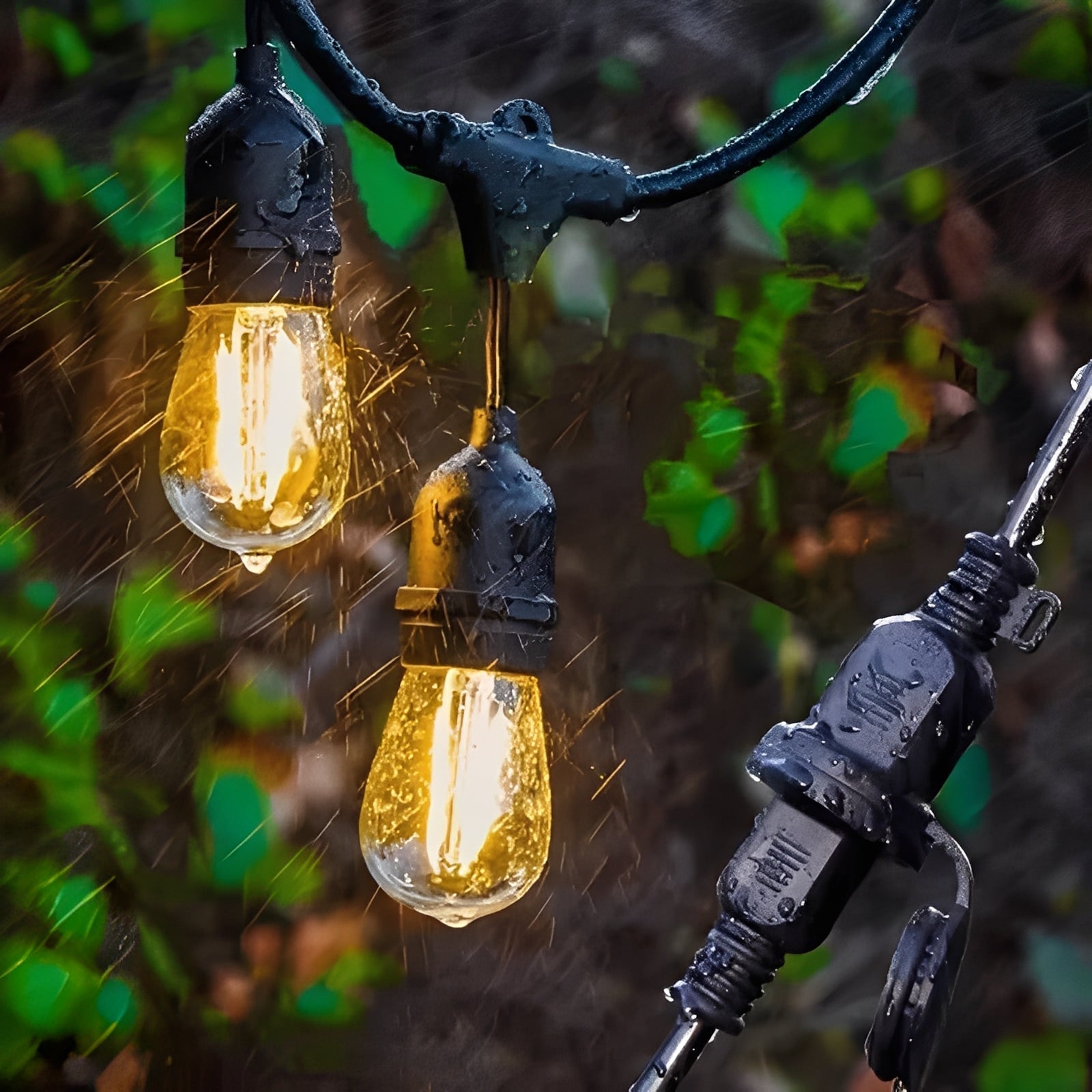 All-Weather LED Fairy Lights - Waterproof Outdoor Lighting