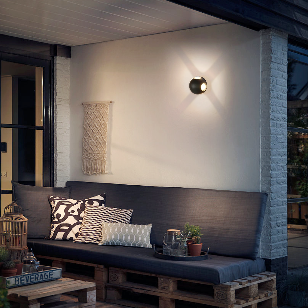 Sleek Outdoor LED Wall Light for Patios and Entrances