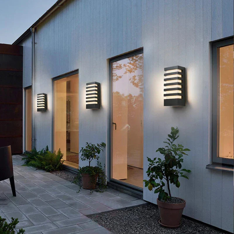 Compact Outdoor LED Wall Light - 12W Weather-Resistant Design