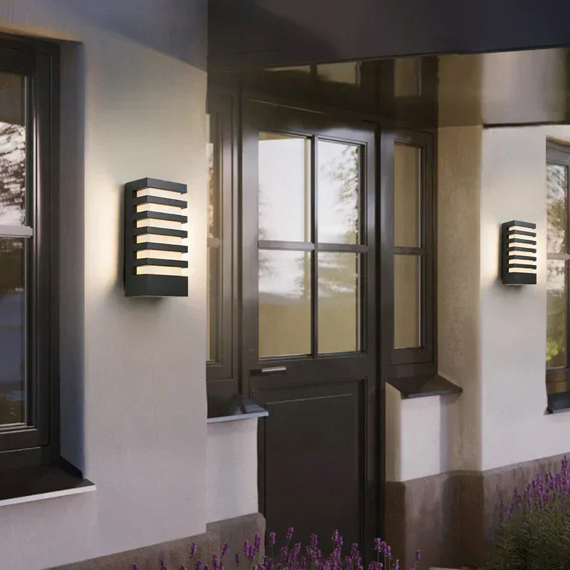 Compact Outdoor LED Wall Light - 12W Weather-Resistant Design