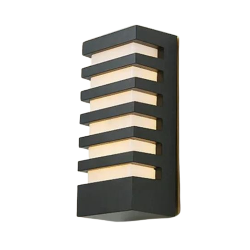 Compact Outdoor LED Wall Light - 12W Weather-Resistant Design