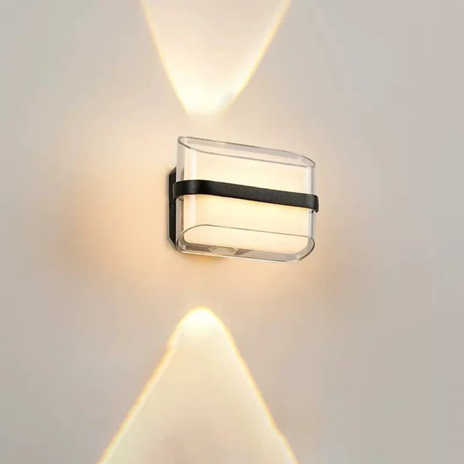 Stylish Round LED Outdoor Wall Fixture - Weatherproof Design