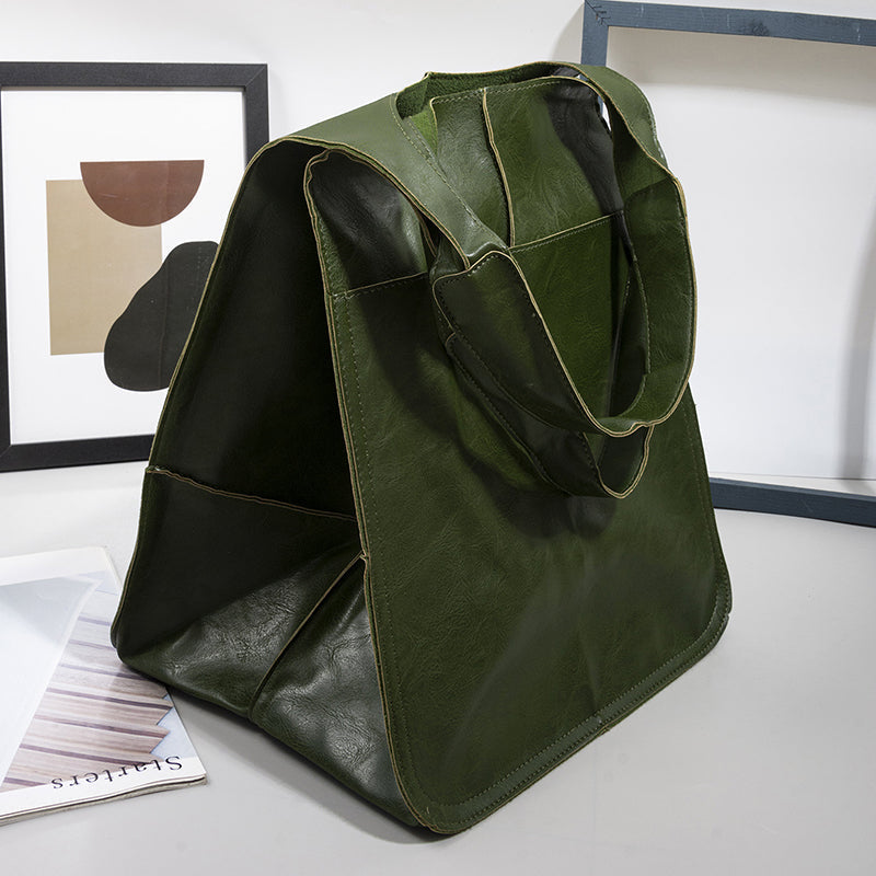 Spacious PU Leather Travel Tote for Effortless Adventures