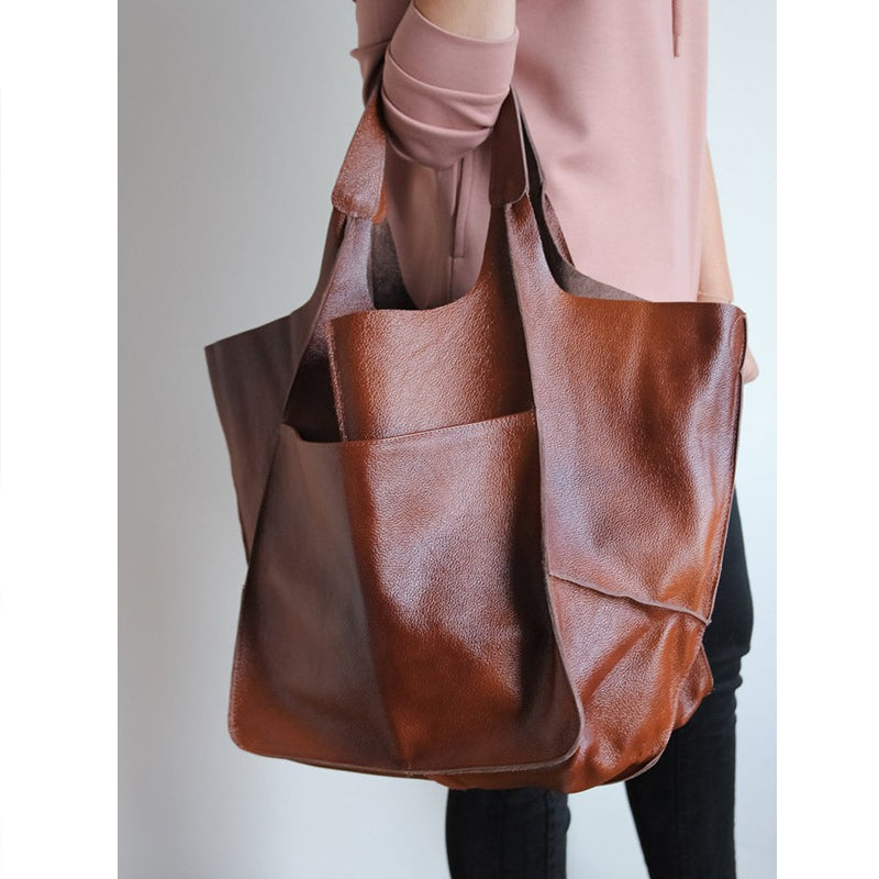 Spacious PU Leather Travel Tote for Effortless Adventures