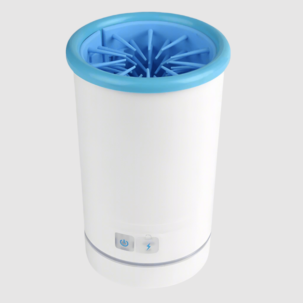 Pet Paw Hygiene System with Soft Cleaning Bristles