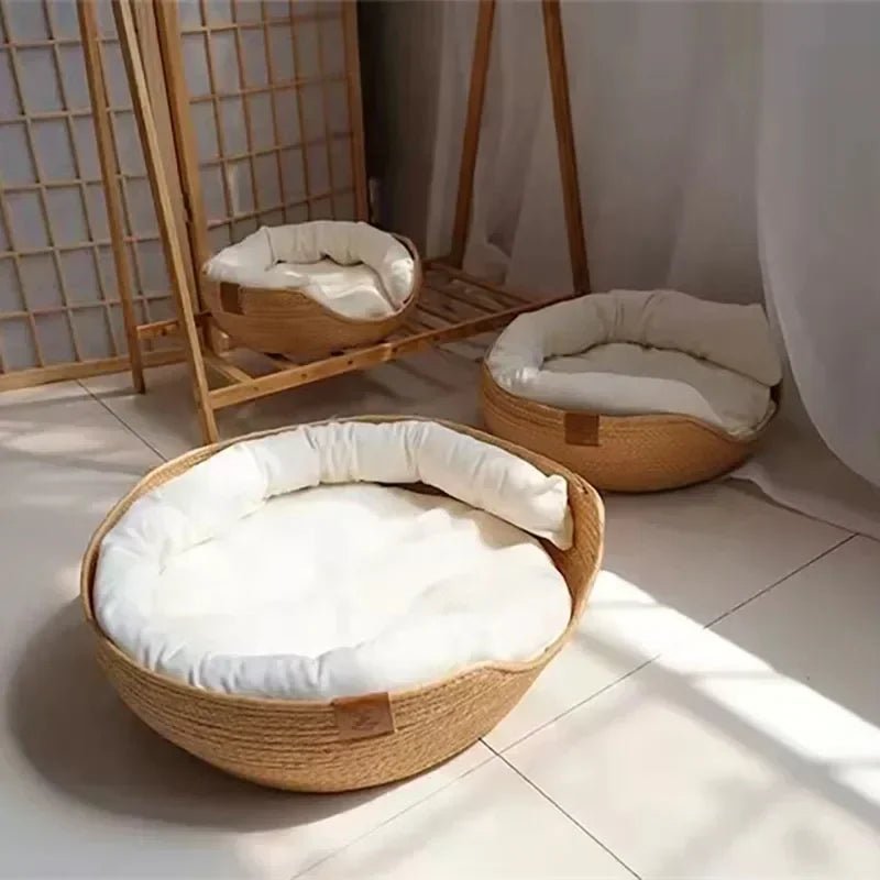 Sustainable Cat Resting Lounge with Soft Cotton Fabric