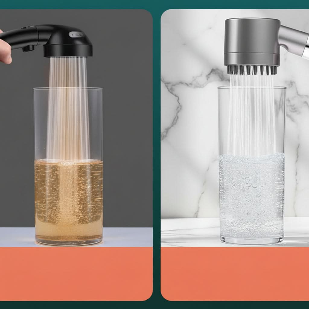 Water Filtration Shower Head – High-Pressure Design