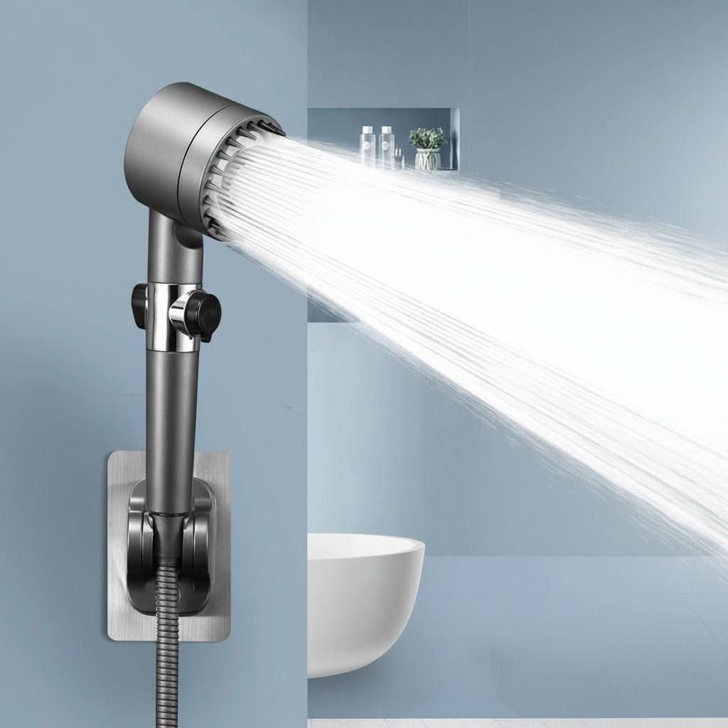 High-Pressure Shower Head with Water Filtration System