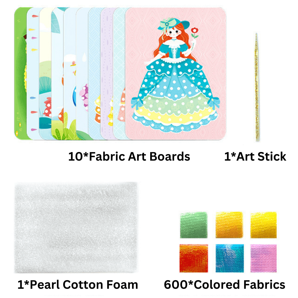 Creative Fabric Art Set for Kids