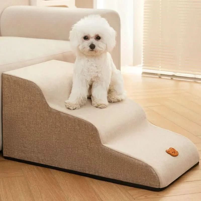 Stylish Pet Steps for Safe Elevated Access to Furniture