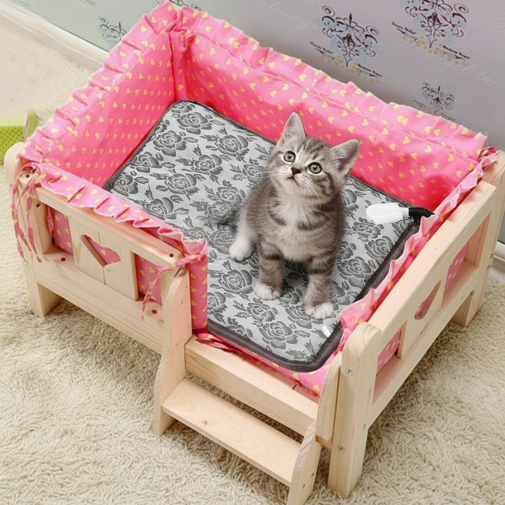 CozyPaws - Heated Pet Pad with Waterproof Shield for Ultimate Comfort