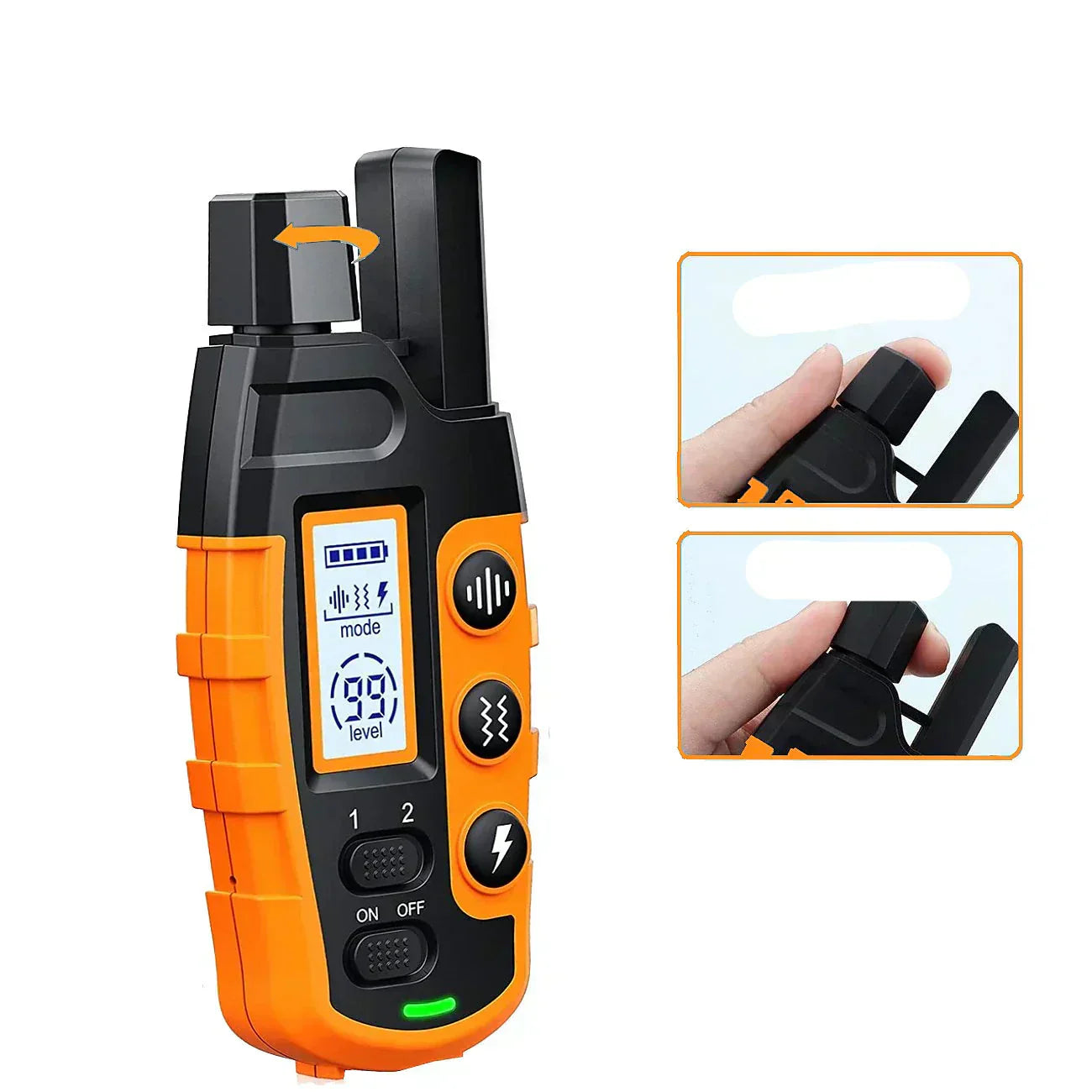 Long-Range Waterproof Dog Training Collar with Custom Modes
