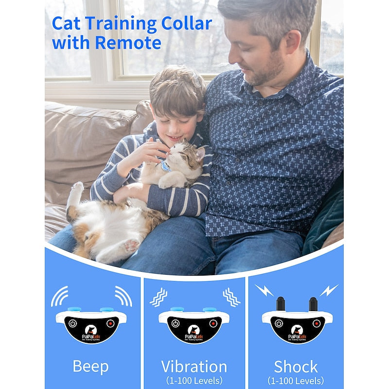 Smart Cat Behavior Trainer with Wireless Remote