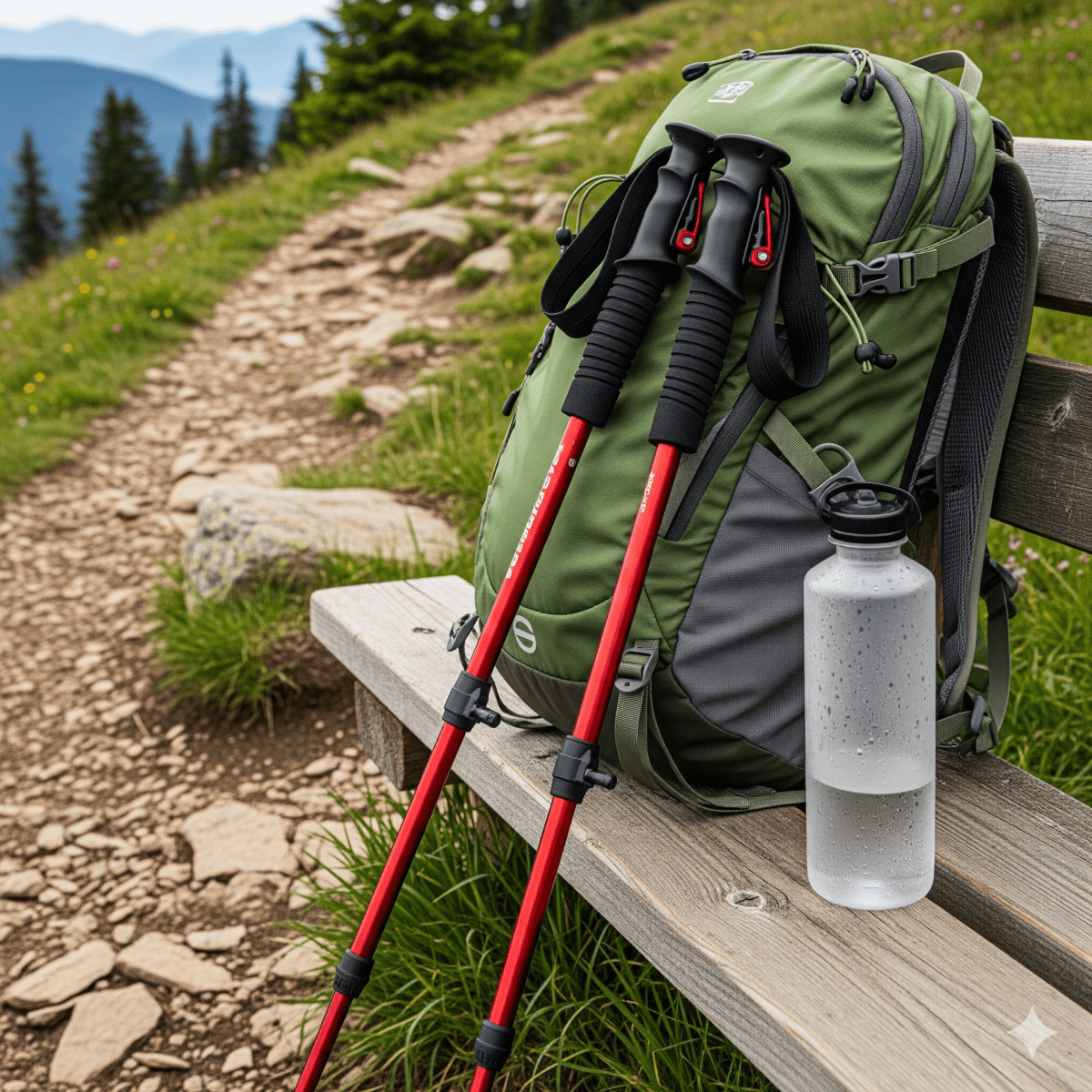 Lightweight Hiking and Walking Sticks – Adjustable Trekking Poles