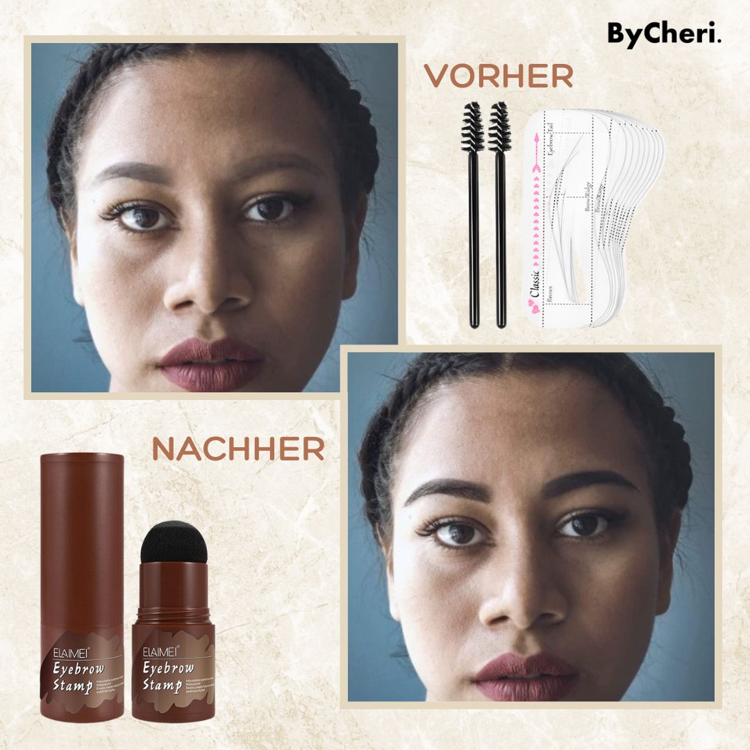Eyebrow Stencil and Stamp Set for Perfect Shaping