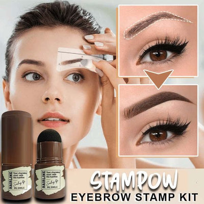 Eyebrow Stencil and Stamp Set for Perfect Shaping