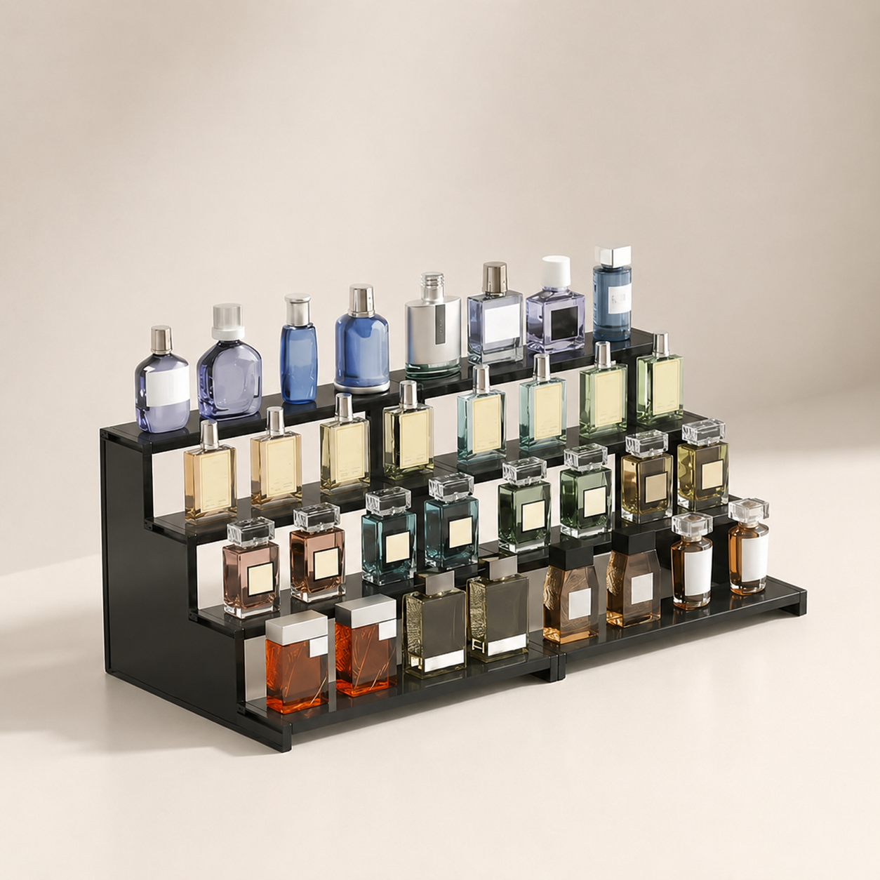Elegant 4-Tier Acrylic Organizer for Perfumes and More