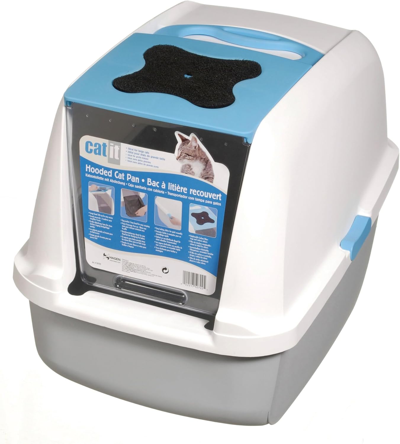 Ultimate Comfort XL Enclosed Cat Litter Box with Odor Shield