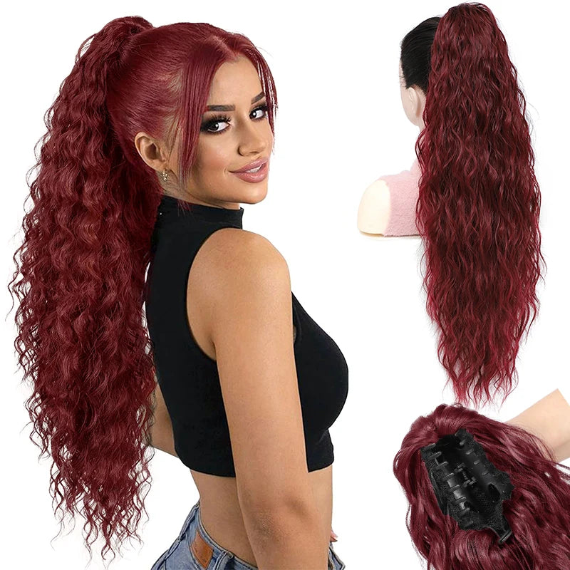 Clip-in Ponytail Extension | Instant Volume Effect | VoluStyle