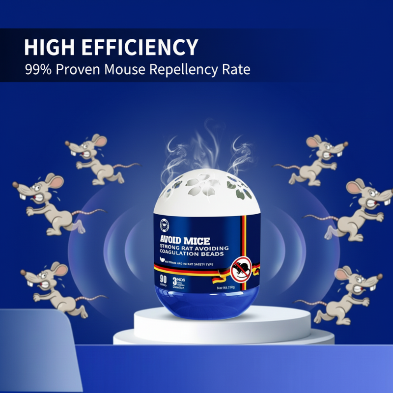 Plant-Based Mouse Repellent Gel | Mint and Chili Scent | Easy Application