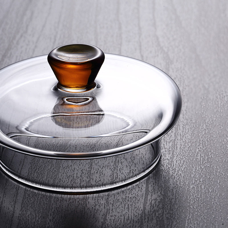 Elegant Crystal Tea Infuser with Golden Accents