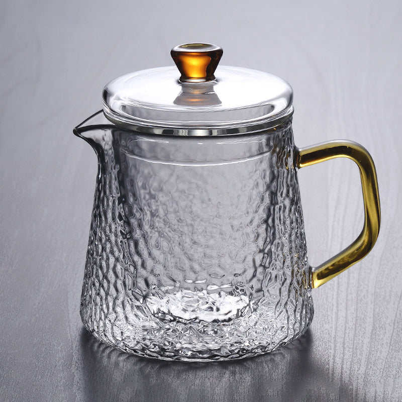 Elegant Crystal Tea Infuser with Golden Accents