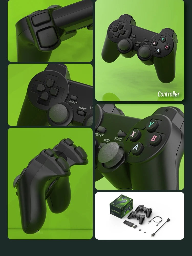 RetroPlay 64GB Gaming Console with Dual Wireless Controllers