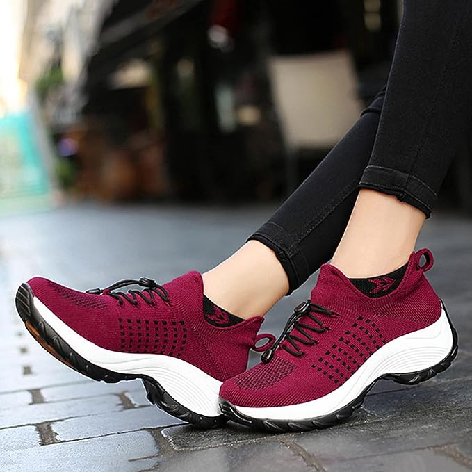 Orthopedic Shoe for Plantar Fasciitis Relief | Wide Toe Box Mesh | Non-Slip Hallux