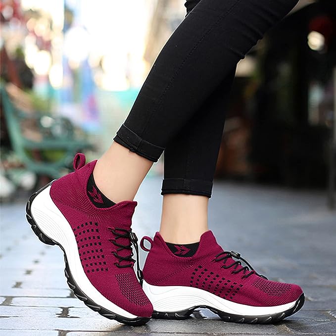 Orthopedic Shoe for Plantar Fasciitis Relief | Wide Toe Box Mesh | Non-Slip Hallux