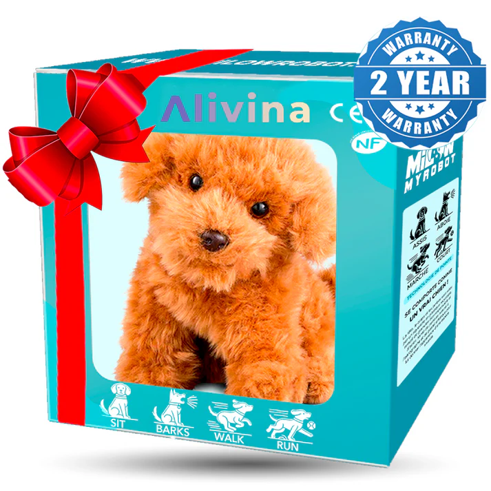 Interactive Plush Puppy Toy – Responds to Movement and Sounds